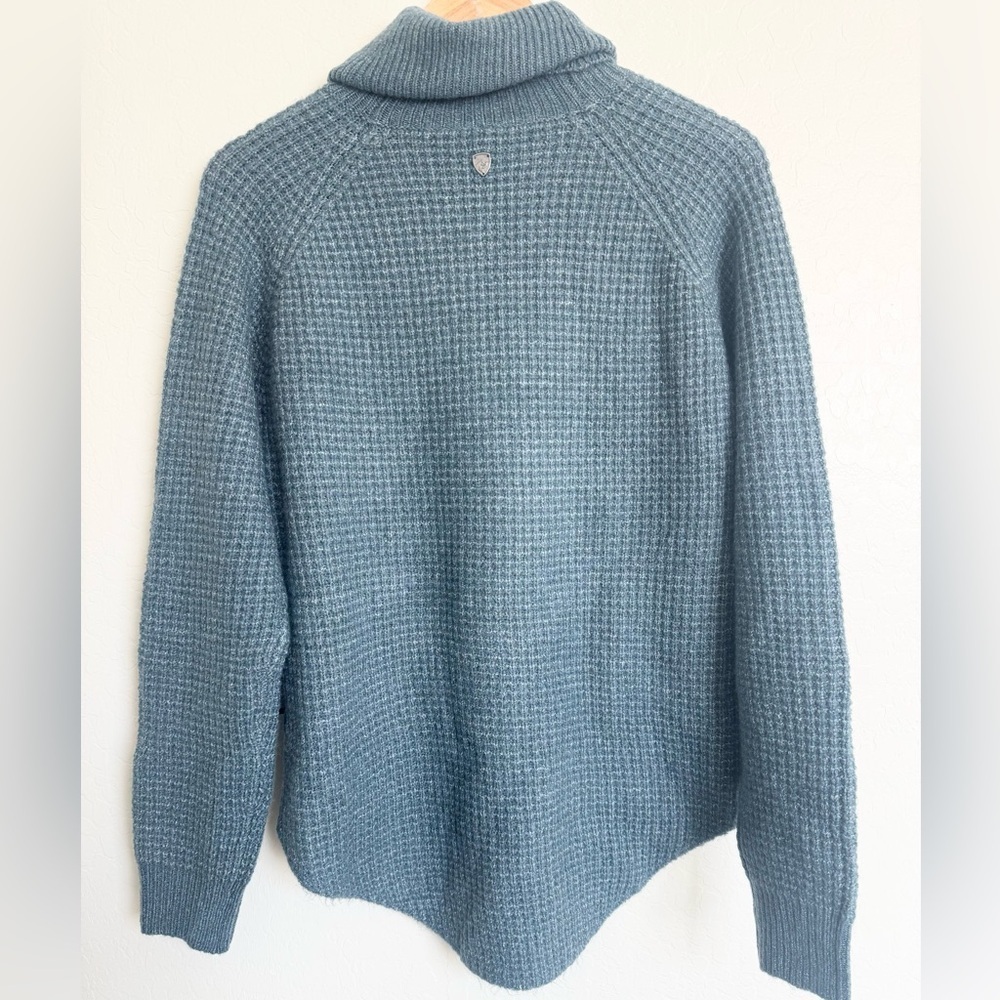 NWT KUHL sienna sweater in mineral blue Medium - Picture 3 of 9